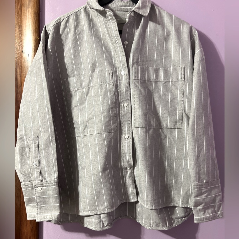 Everlane Boxy Oxford Button Up